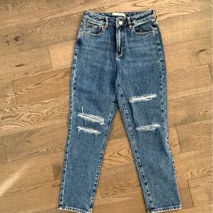 PACSUN Mom jeans with rips